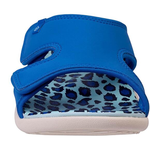 Spenco Women's Kholo Slide Sandal Blue Leopard Size 6 Casual - Picture 2 of 7